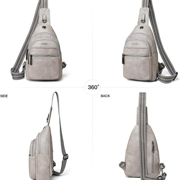 7L Sling Bag For Women Men Crossbody Shoulder Tote Blet Bags Backpack Fanny Pack - Picture 8 of 9